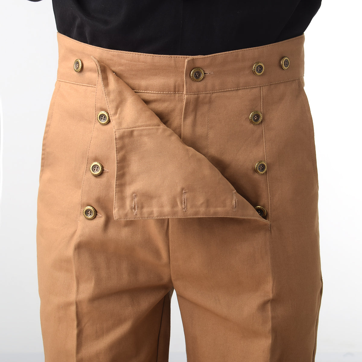 BPURB High-Waisted Trousers Men Victorian Pants