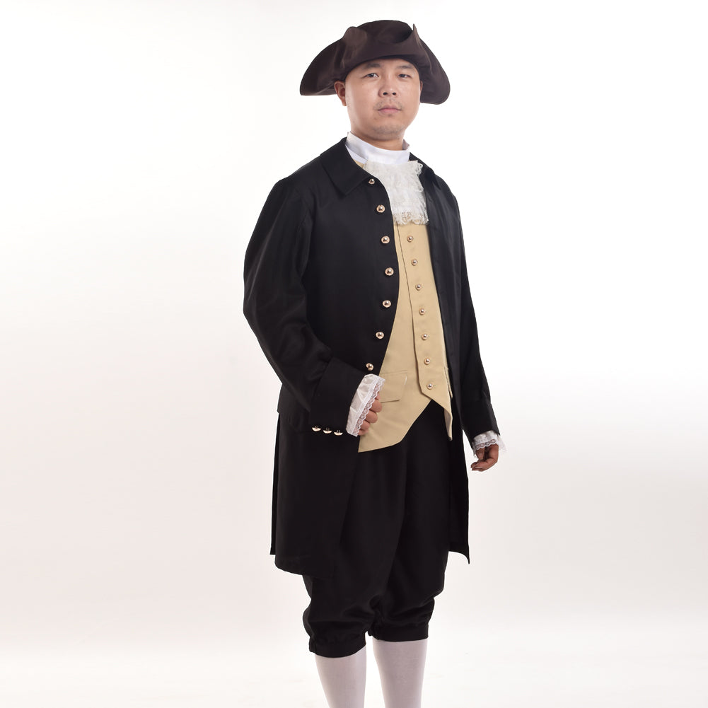 BPURB Cosplay & Themed Party Men Colonial Costume