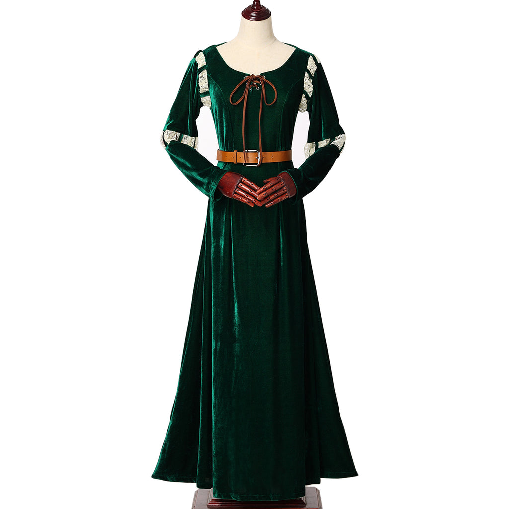 BPURB Medieval Princess Gown Merida Cosplay Dress