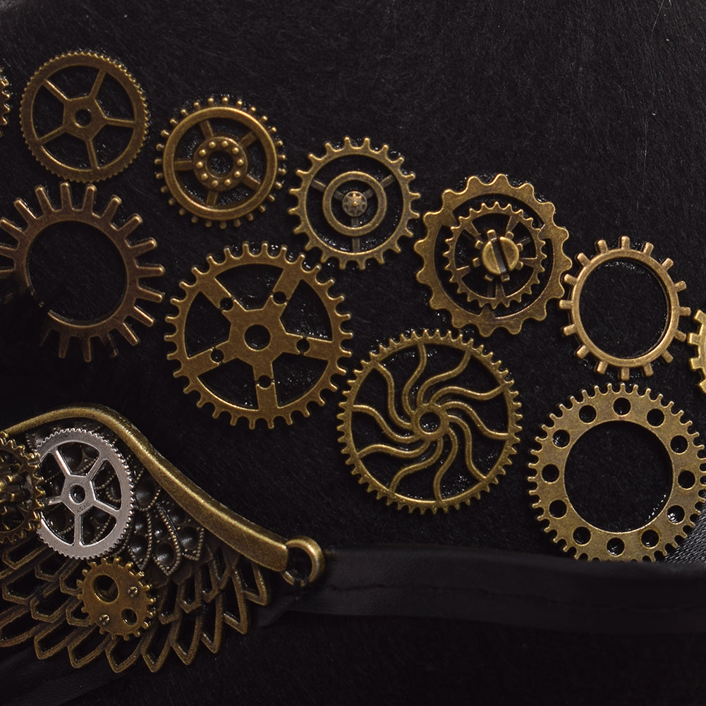 BPURB Gear-Feather Designed &  Cosplay Steampunk Hat