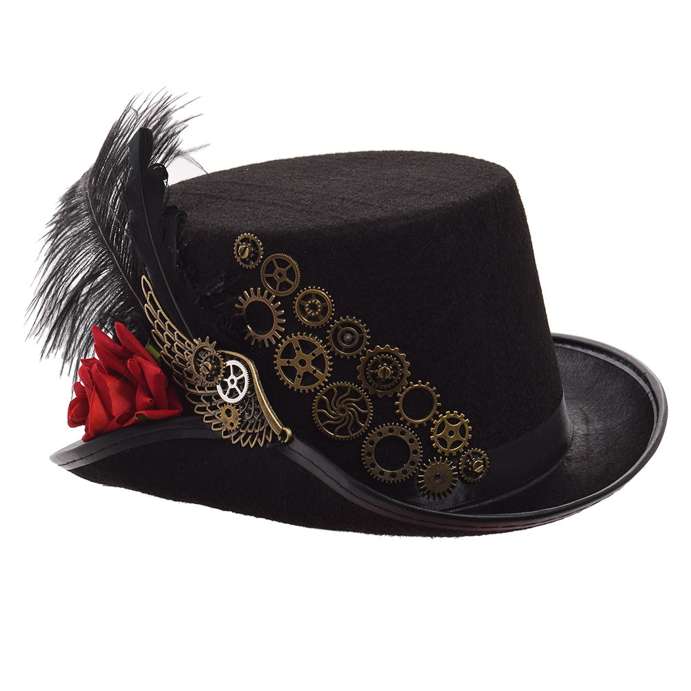 BPURB Gear-Feather Designed &  Cosplay Steampunk Hat