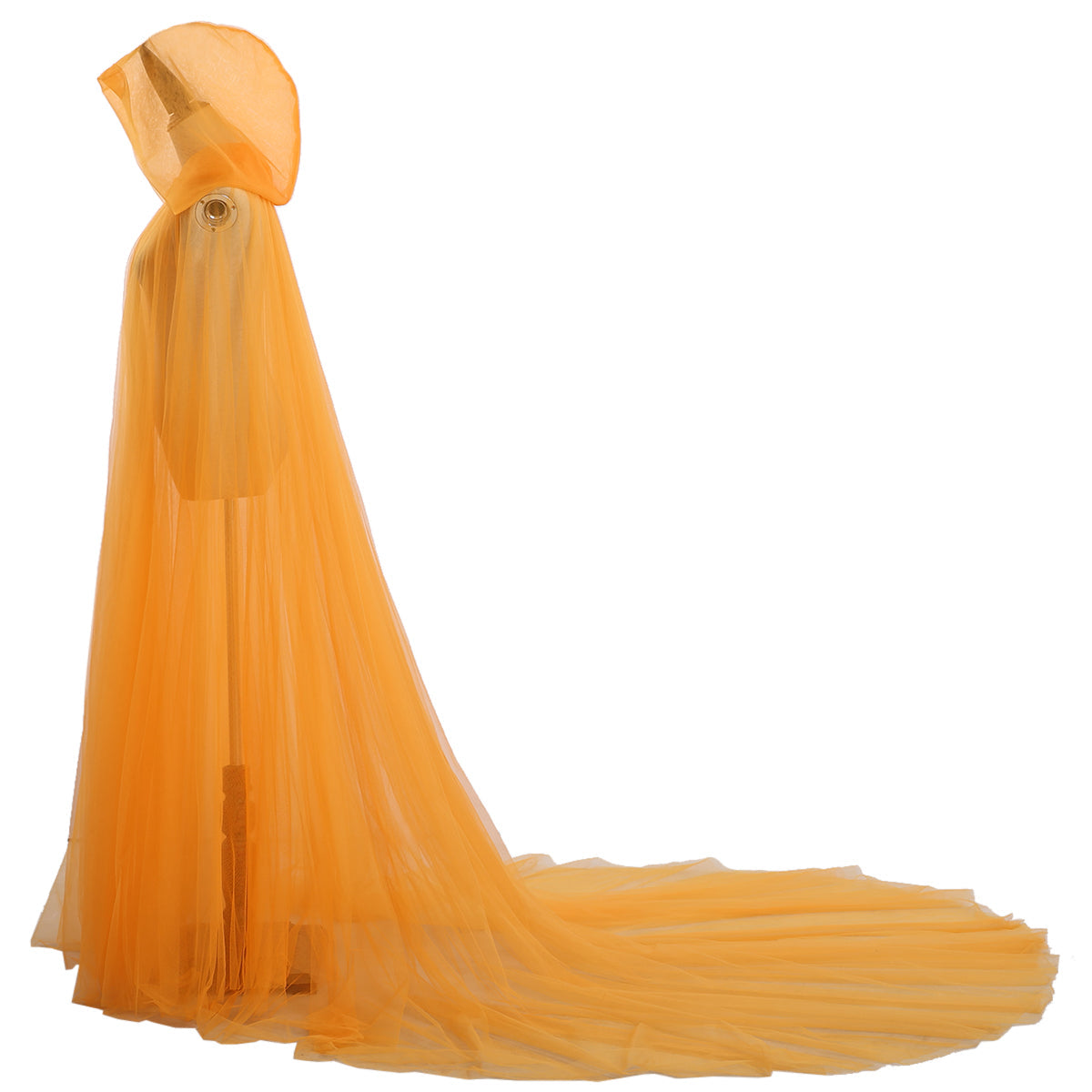 BPURB Women's Bridal & Hooded Cloak Tulle Cape